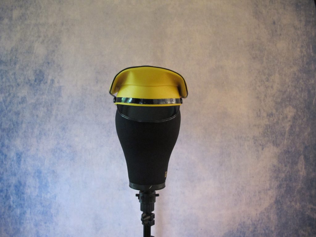 Yellow and Black Military Hat