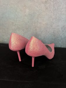 Pink Glitter Heels Pink Glitter Heels
