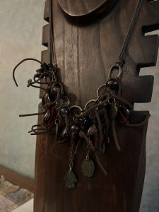Leather and Fringe Wild Necklace