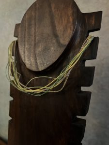 Green/Yellow String Necklace