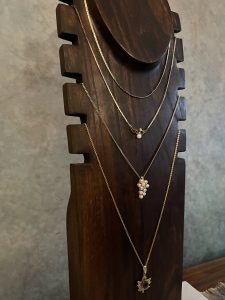 Gold Necklace with Pearl Pendant