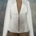White Short Formal Jacket
