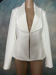 White Short Formal Jacket