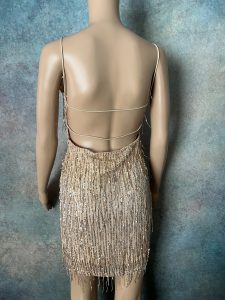 Gold/ Ivory mini dress