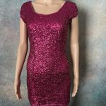 Pink Sequin Cocktail Dress