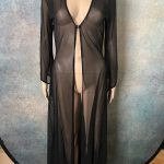 Sheer Black Dragon Robe