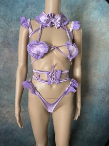 Sweet Hearts Satin Set