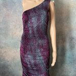 Purple/Blue One Shoulder Dress