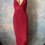 Red Long Pencil Dress