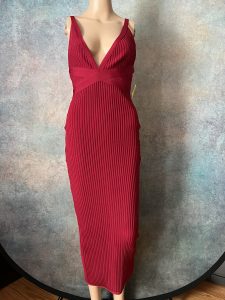 Red Long Pencil Dress