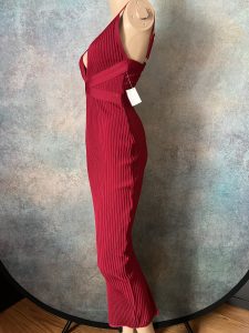 Red Long Pencil Dress