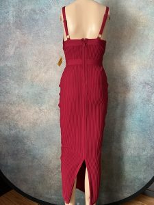 Red Long Pencil Dress
