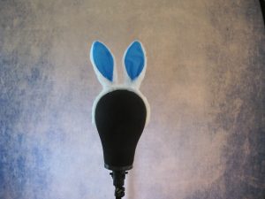 Blue bunny ears
