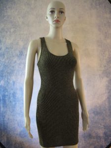 Black and gold dress